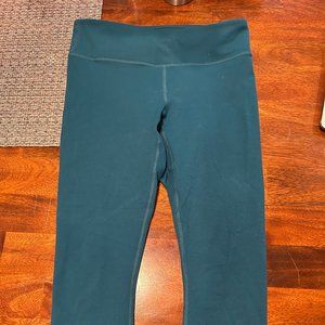 Blue Capri Leggings